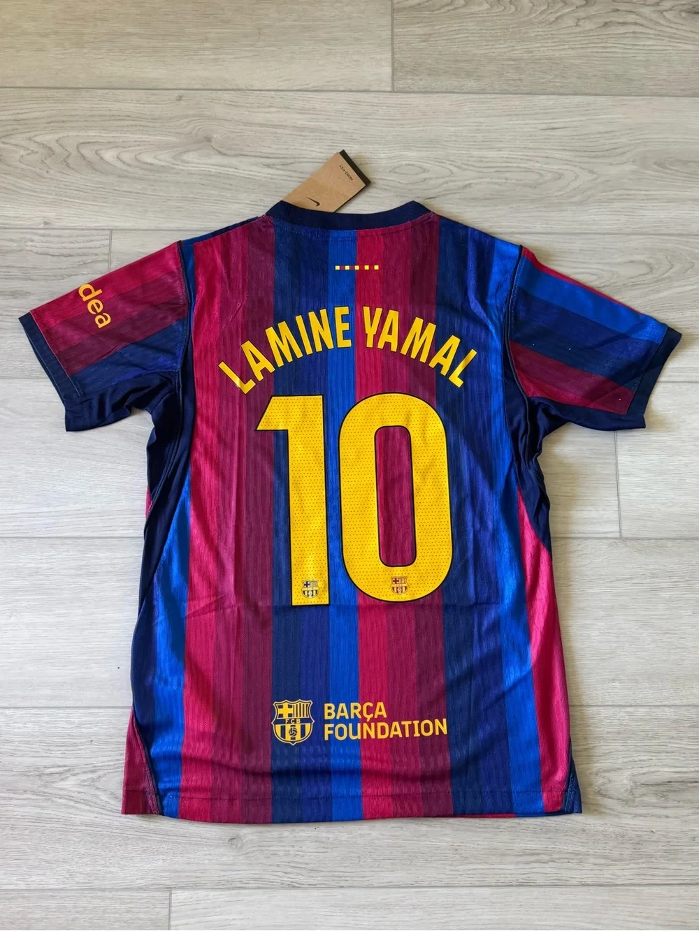 Nike Lamine Yamal FC Barcelona Striped Jersey 2026/27 Sz M